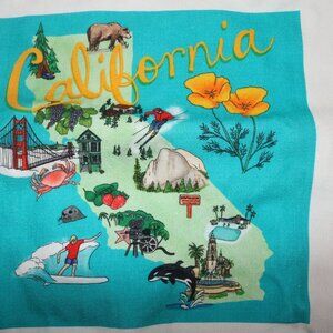 Designs by Kathy California state bag 13x15x14 size